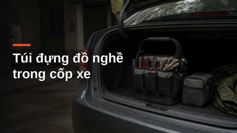 Túi đựng đồ nghề sửa xe ô tô nhiều ngăn đặt gọn trong cốp xe